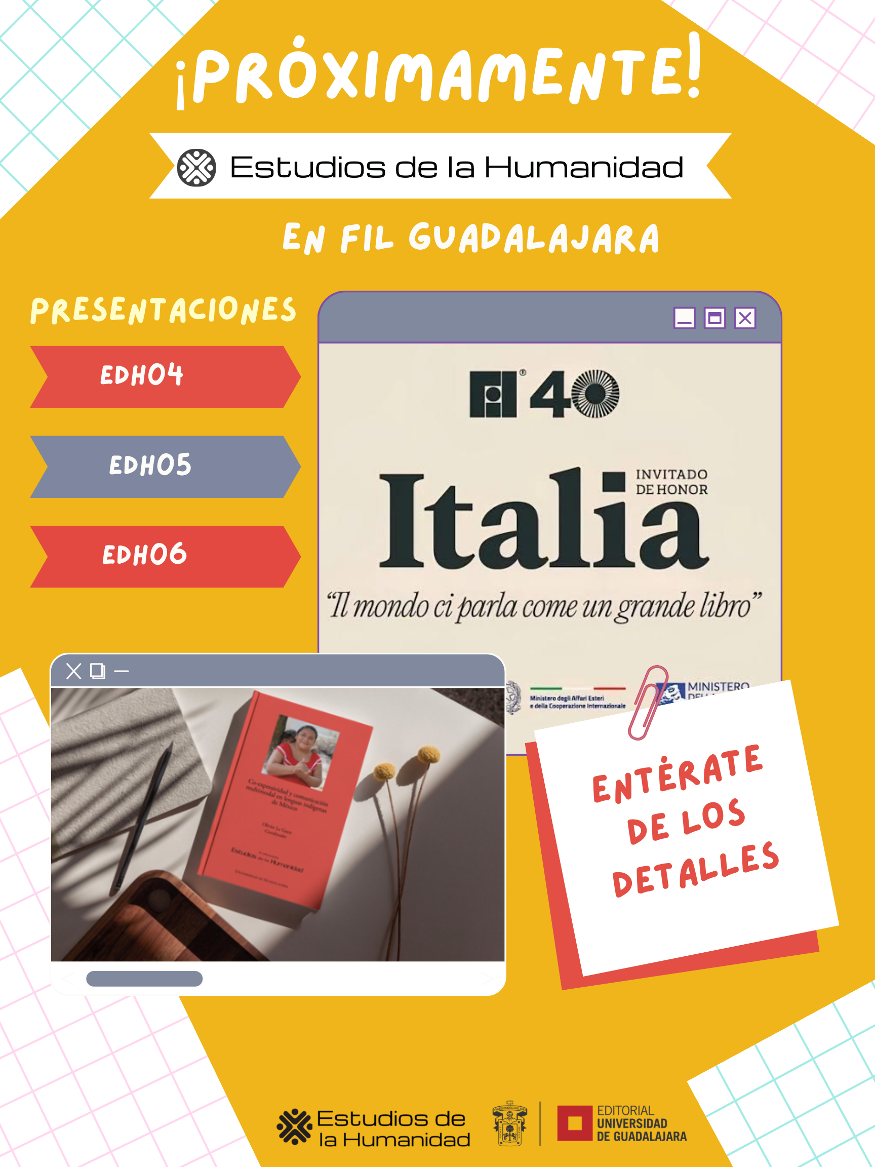 Imagen de Estudios de la Humanidad en Fil Guadalajara